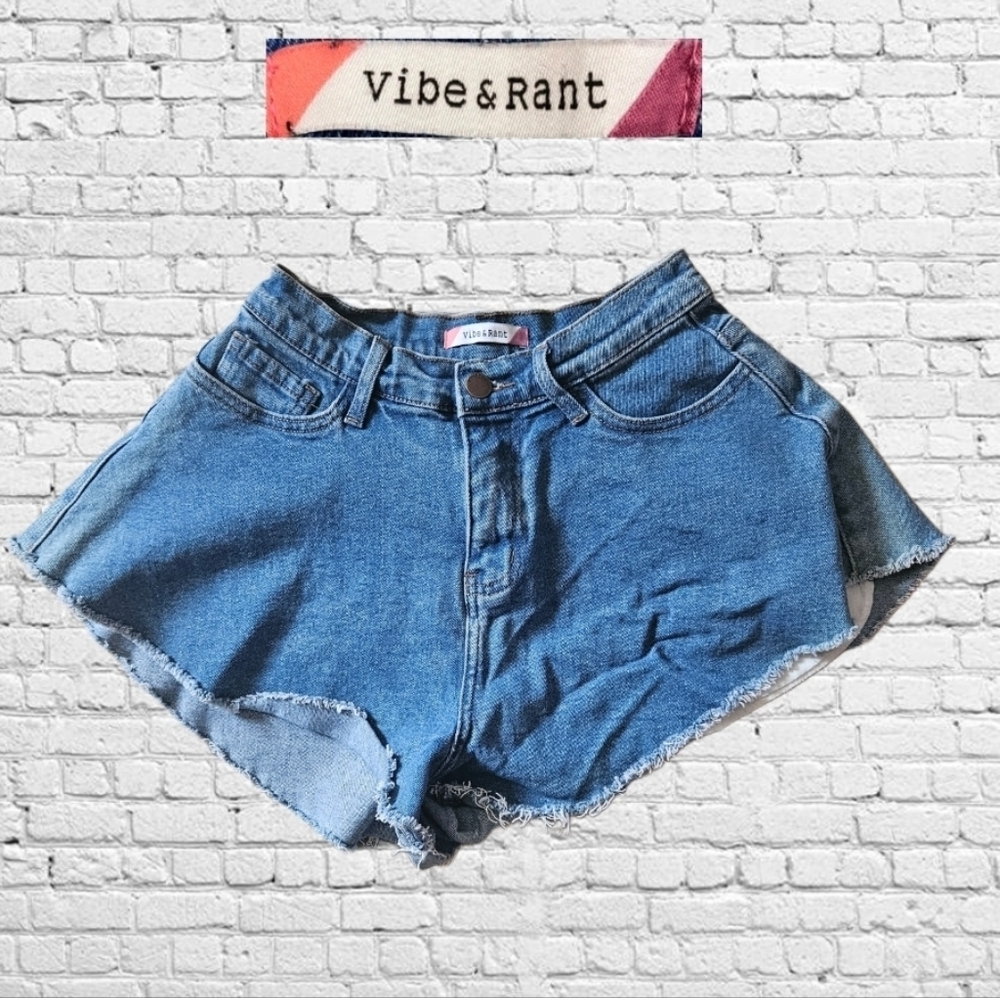 Vibe & Rant Denim Shorts